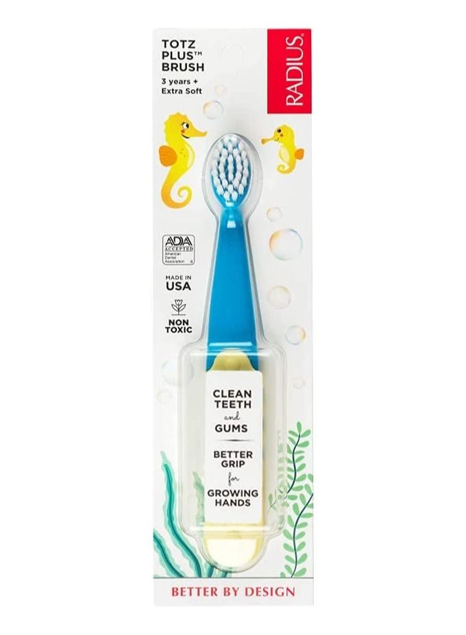 Radius toothbrush made for kids that is latex free and phthalate free