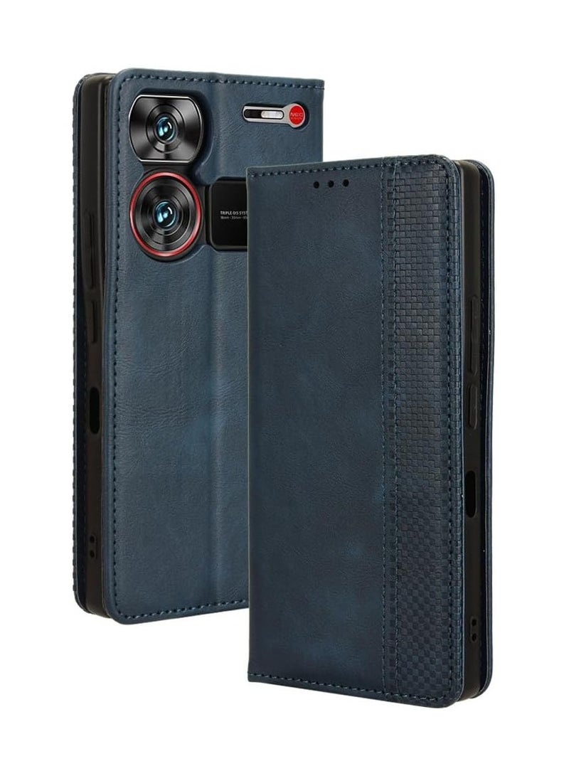 ZTE nubia Z60 Ultra Wallet Case with Card Holder and Stand - ZTE nubia Z60 Ultra Magnetic Phone Case - Image 1