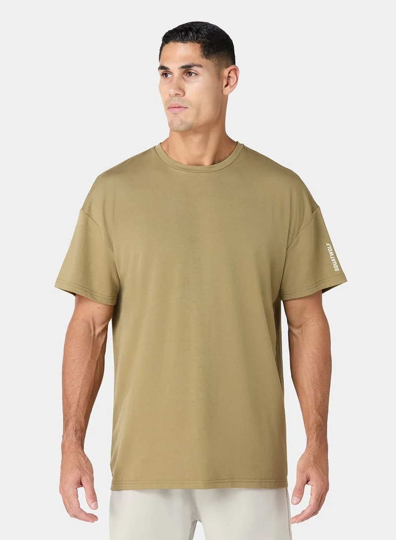 SQUATWOLF Oversized Logo T-Shirt