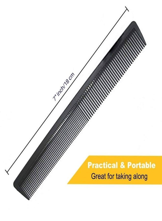 SAZIC Plastic Barber Tapering Comb for Hair Cutting & Styling - Pack of 6 Cutting and Styling Beard Combs - Image 2