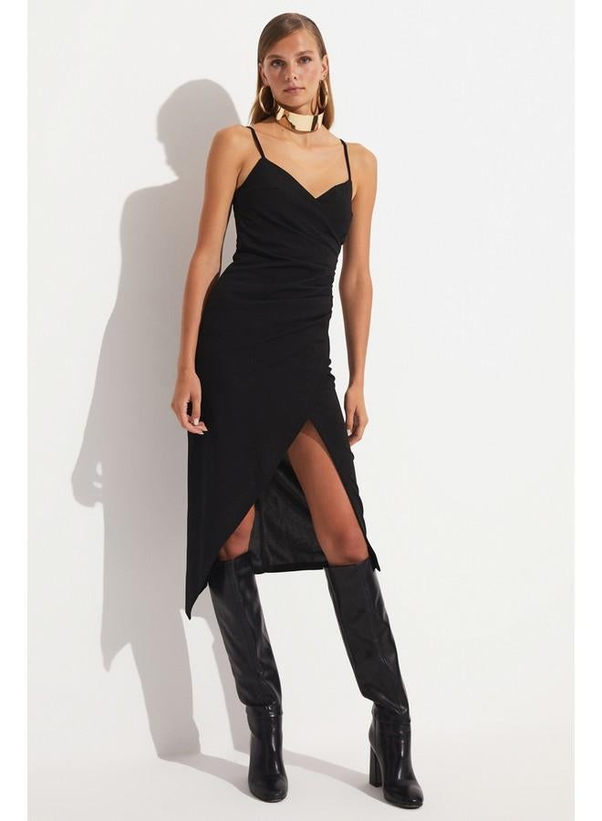 جون فستان ضيق بلفّة - Image 3