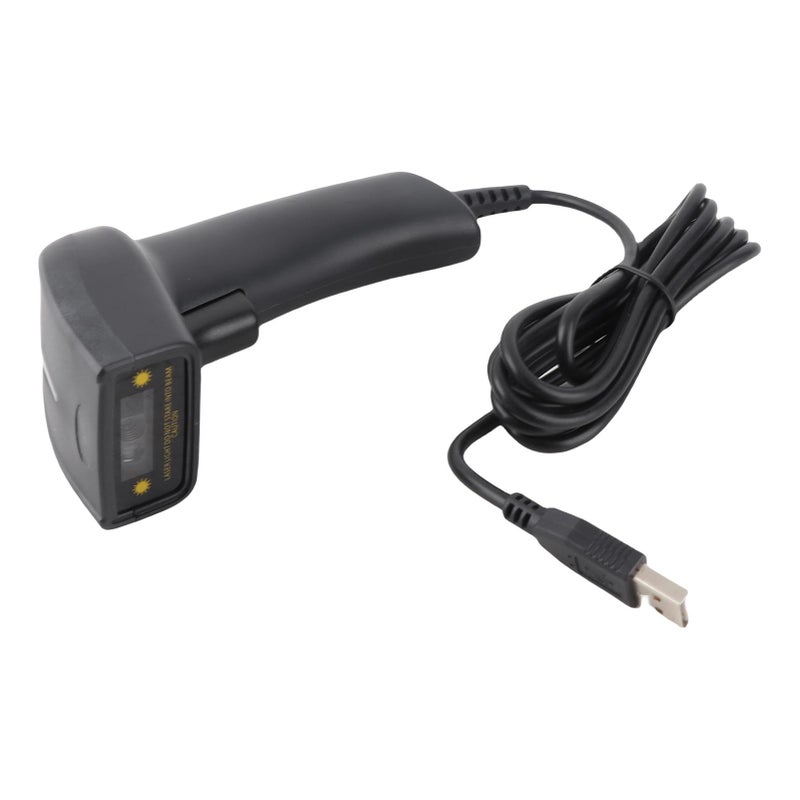 Sturdy 2D Wireless Barcode Scanner Handheld USB CCD Bar Code Reader With Auto Actuator For Cosmetics Book Clothing Warehousing Red - Image 2
