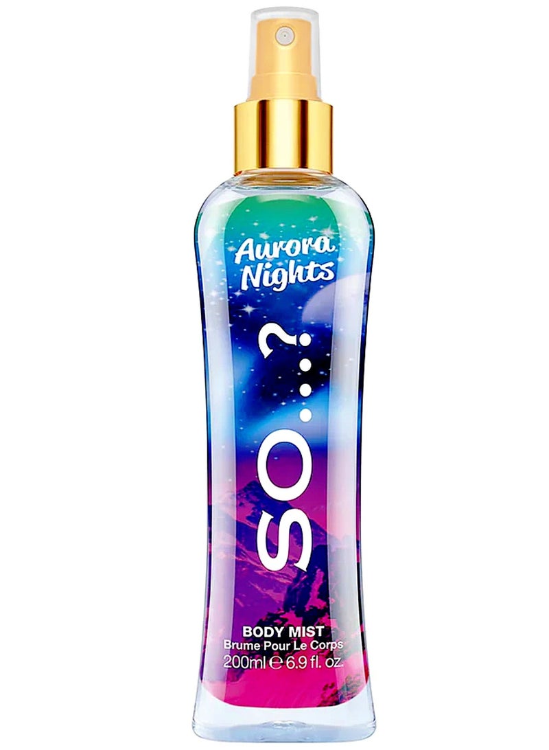 So..? Aurora Nights Body Spray 200 ml - Image 1