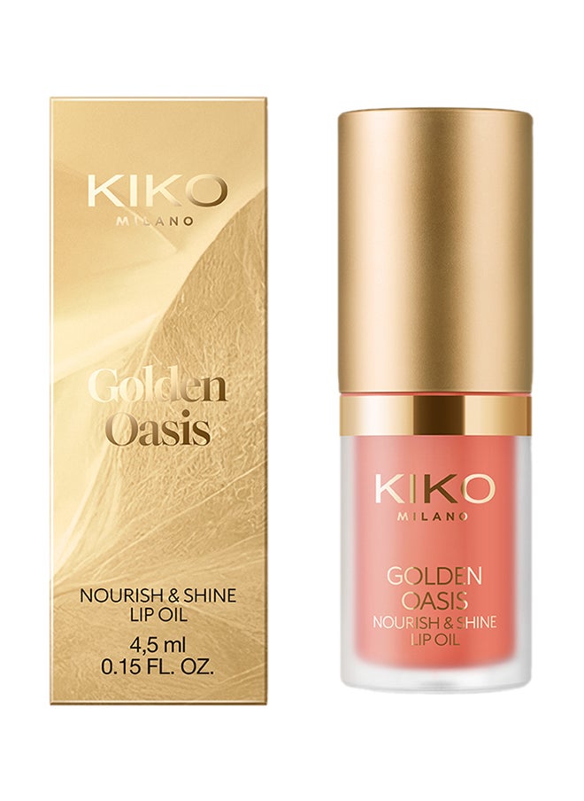 KIKO MILANO Golden Oasis Nourish And Shine Lip Oil  03  - Image 1