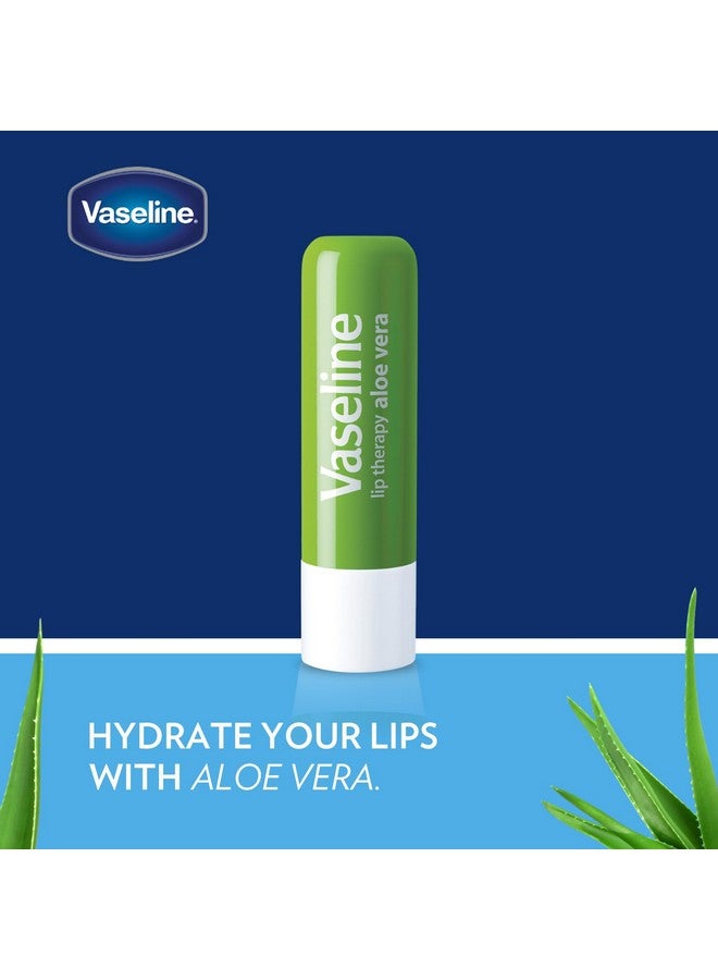 Vaseline Lip Therapy Aloe Fresh - Hydrating Lip Balm Pack, Vaseline Stick, Lip Moisturizer for Dry Lips, 0.16 Oz Each (Pack of 12) - Image 4