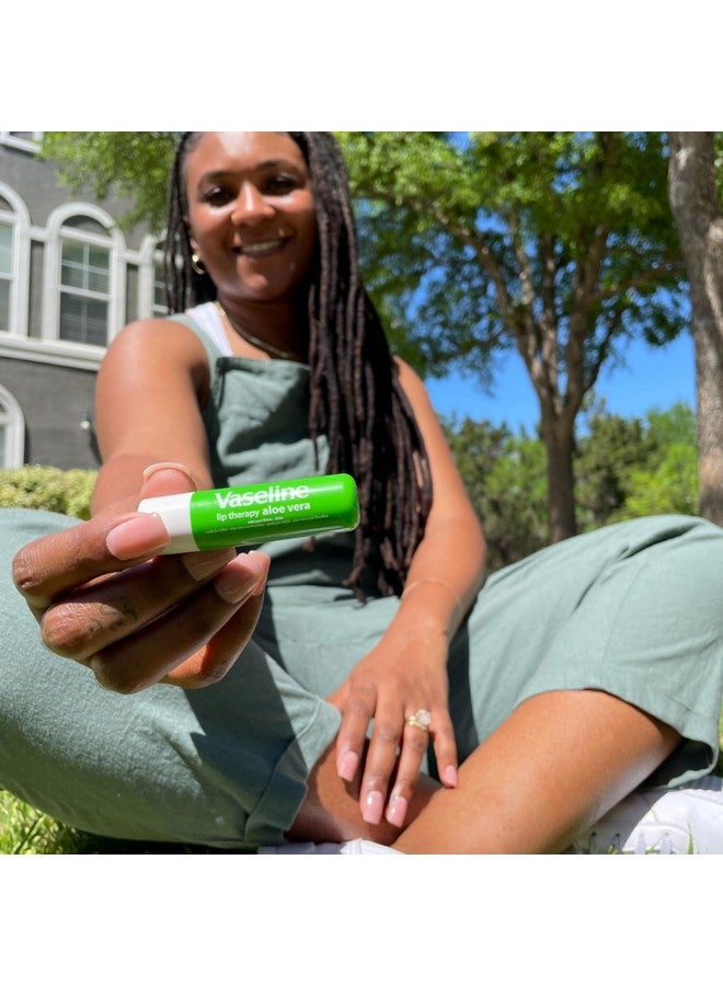 Vaseline Lip Therapy Aloe Fresh - Hydrating Lip Balm Pack, Vaseline Stick, Lip Moisturizer for Dry Lips, 0.16 Oz Each (Pack of 12) - Image 5