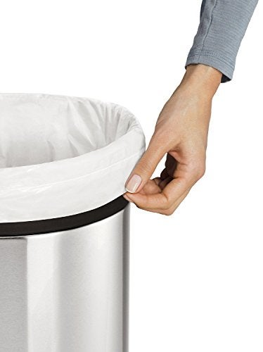 simplehuman Custom Fit Trash Can Liner C, 10 Liters / 2.6 Gallons, 20 Count (Pack of 4) - Image 2