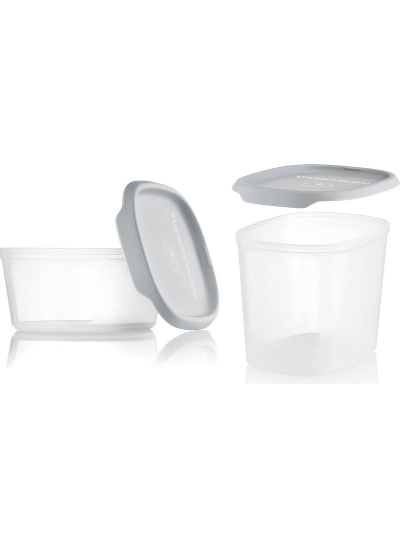 Tupperware One Touch Set of 2 540ML+1.1L  - Image 1