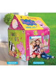 IToys itoys Theme Peppa Pig Kid's Play House Pipe Tent for Kids, Multicolor  - Image 2