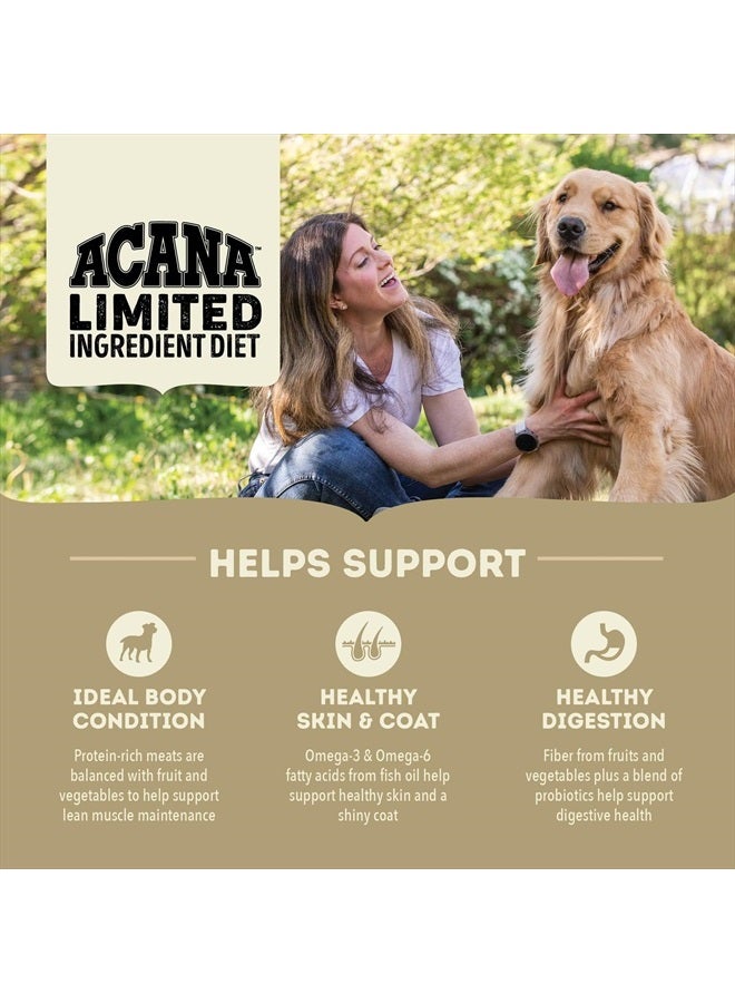 acana Singles Limited Ingredient Dry Dog Food, Duck & Pear Recipe, Single Protein Source Dog Food Kibble, 4.5lb - Image 4