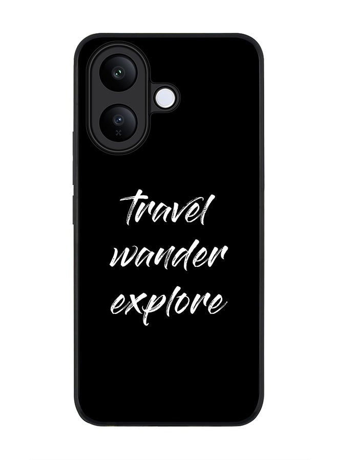 Stylizedd For vivo V60 Lite 5G / V60 Lite 4G Case,Slim fit Camera Protection, Shockproof Thin Phone cover  - Travel Wander Explore - Image 1