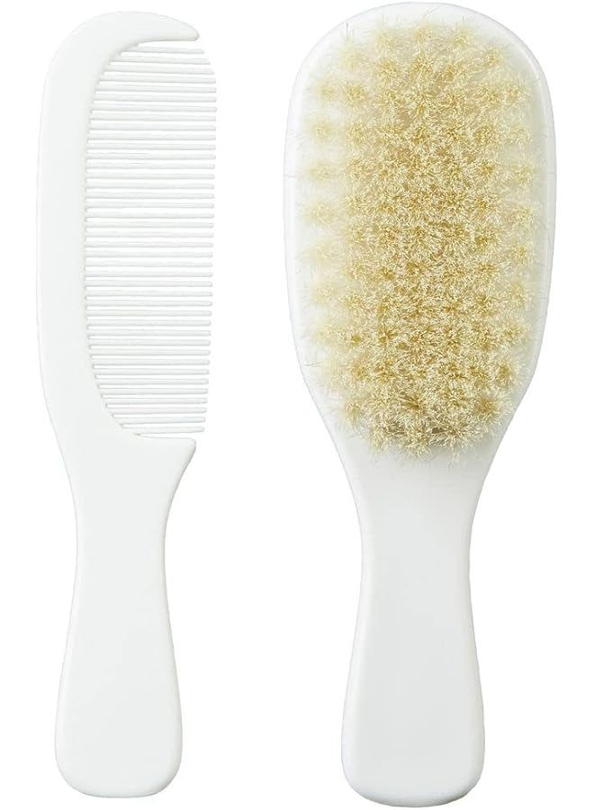 Mininor Minior 10804 Comb And Brush 0 Months + White - Image 1
