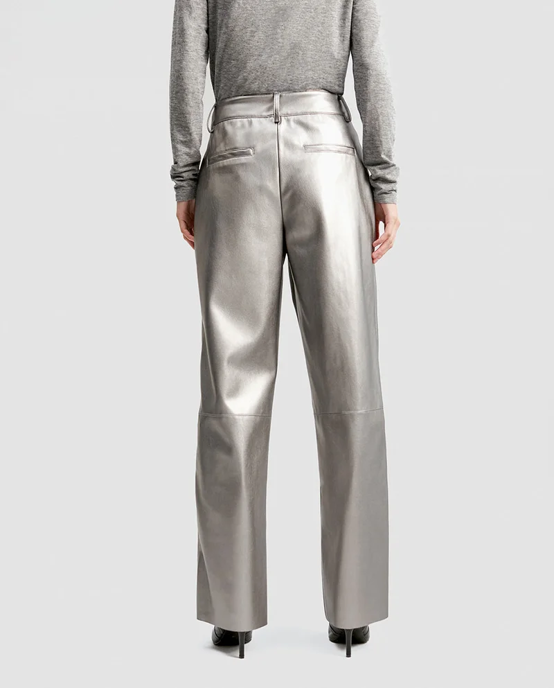 Lola Casademunt Faux leather trousers
