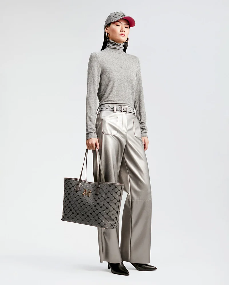 Lola Casademunt Faux leather trousers