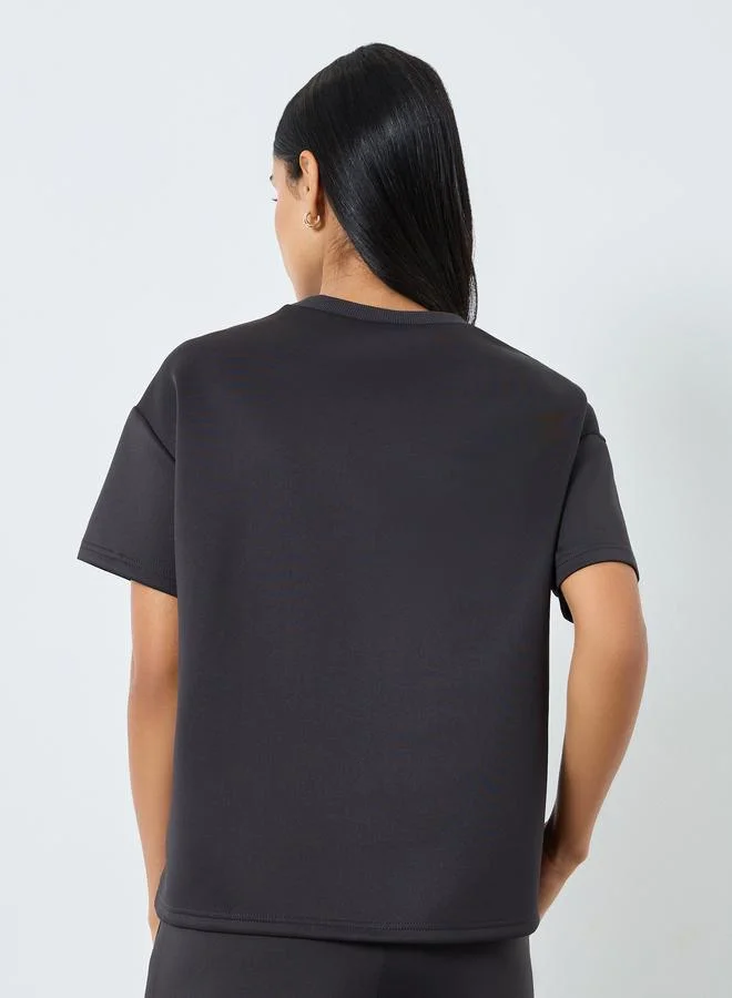 Styli Styli Slogan Print Oversized T-Shirt