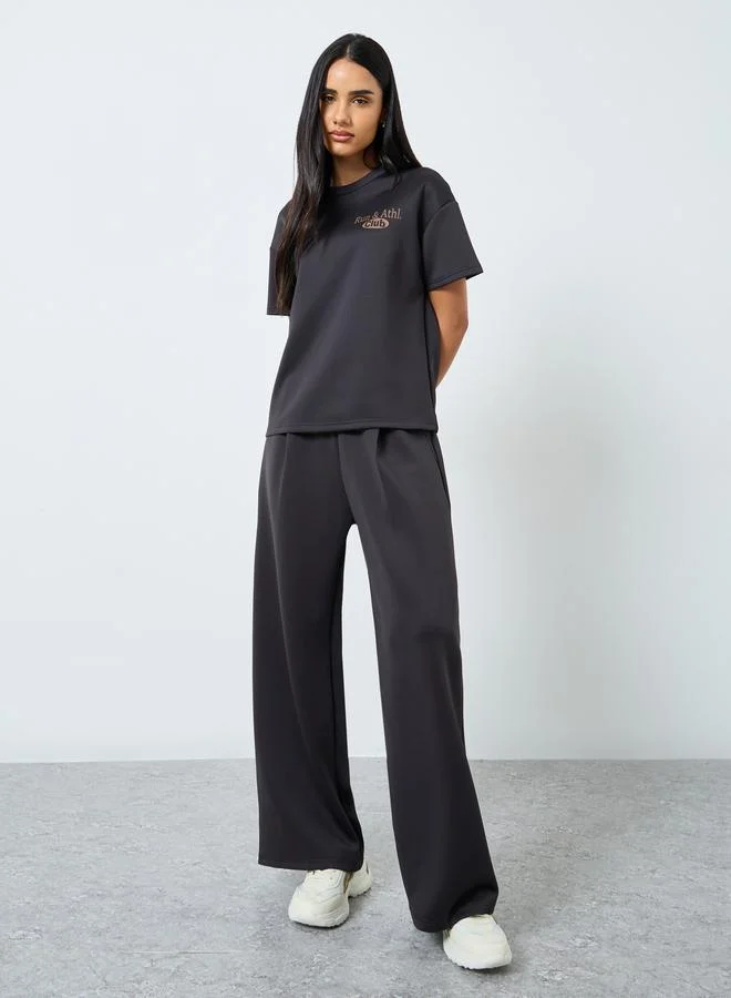 Styli Styli Slogan Print Oversized T-Shirt