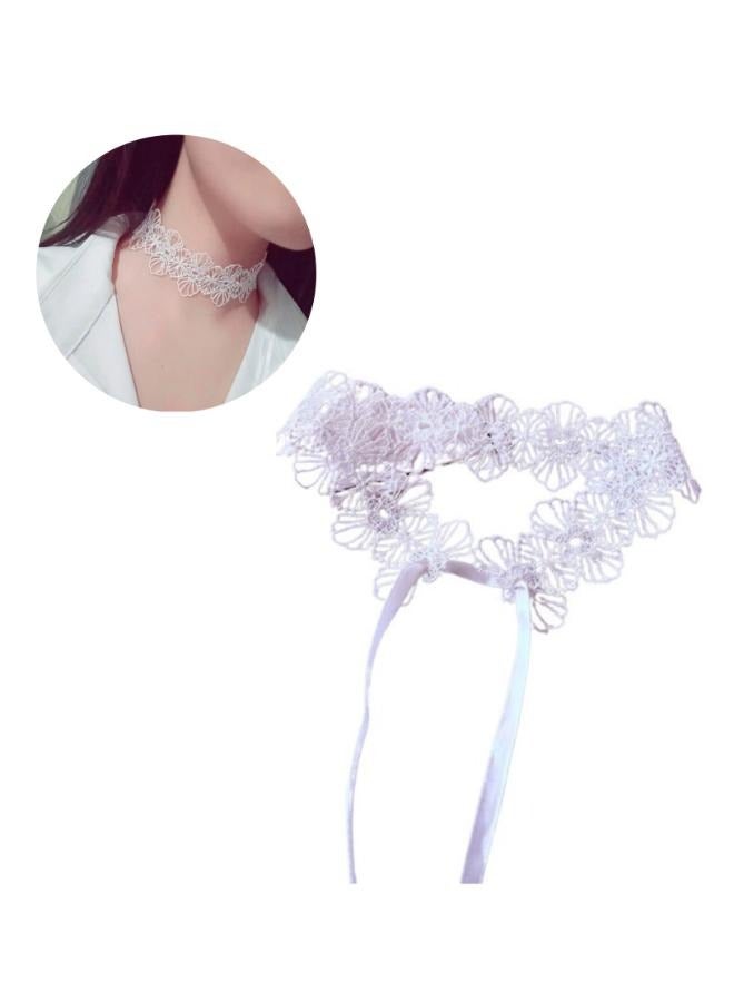 Lace Choker Adjustable Decorative Short Fashion Dainty Elegant Lace Necklace for Ladies No: 3051 - Image 1