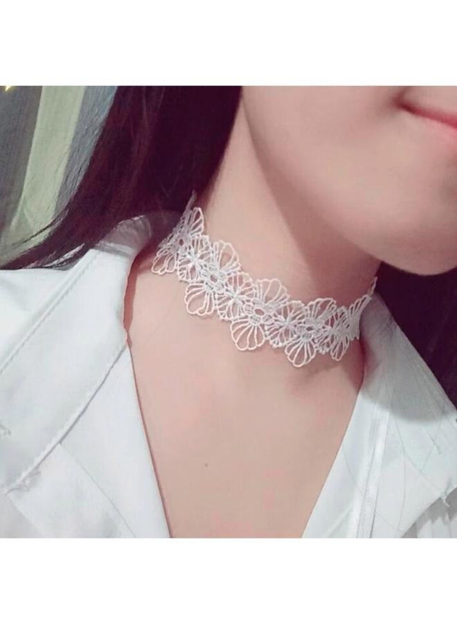 Lace Choker Adjustable Decorative Short Fashion Dainty Elegant Lace Necklace for Ladies No: 3051 - Image 4