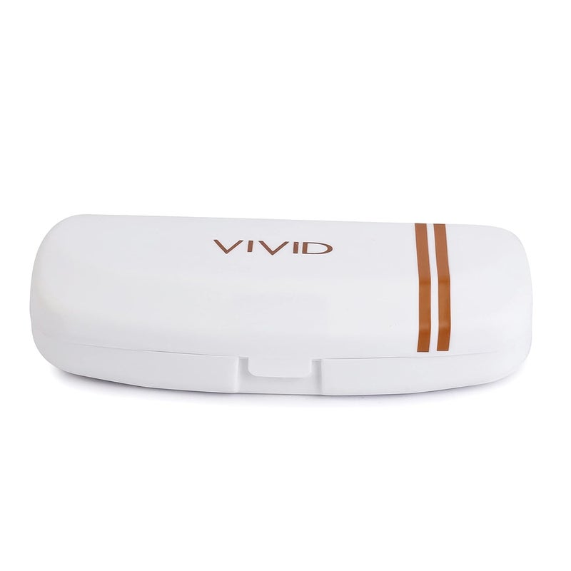 Vivid Vision Unisex Adult Eyewear Specs Case Cover | Screw Driver | Free Cloth | Protect Eye Glasses | Plastic | Spectacles | Button | 3 IN 1 - Image 4