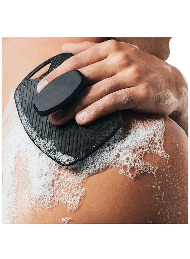 Ru syanl Body Buffer Premium Silicone Scrubber for Nourishing Cleaning & Exfoliating Your Skin Lather Boosting Bristles with Ergonomic No-Slip Handle Long-Lasting & Easy to Clean Bathing Body Brush - Image 1