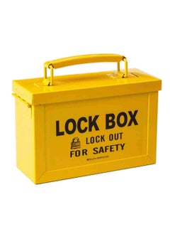 Brady Brady Portable Group Lock Box - Yellow - Powder Coated Steel - 65672 