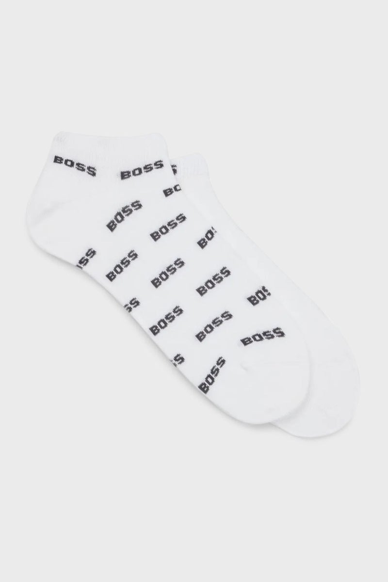 Cotton Blend Logo Socks Men's Socks 50511423 100