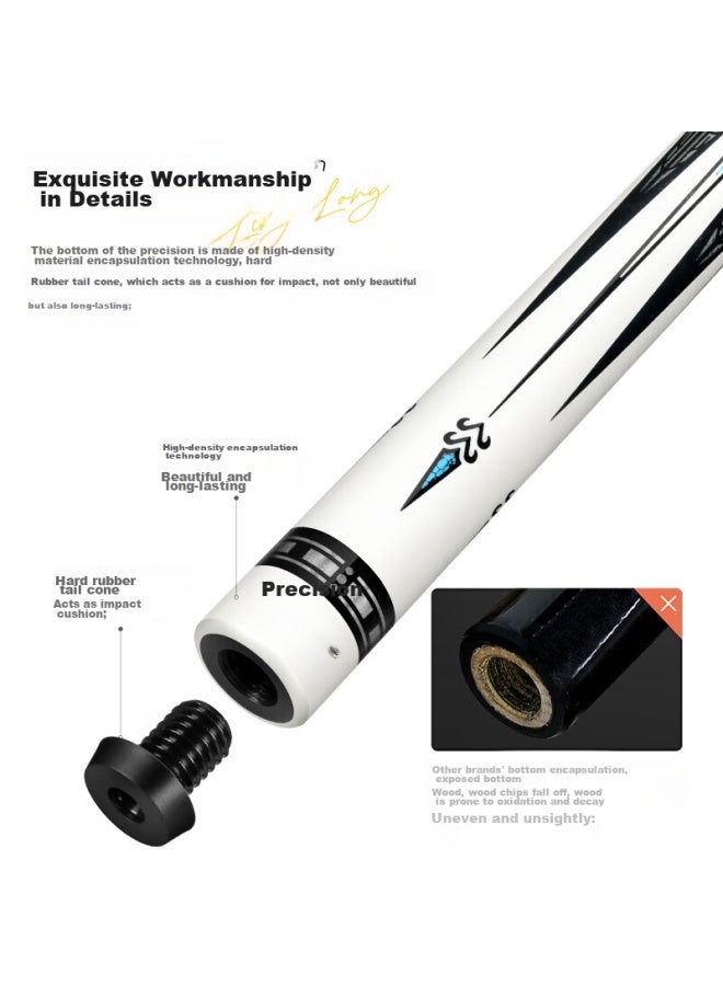 ACCURACY Zhundu Danqing Pool Cue, Big Head Nine-ball Cue, Black 8-ball Cue, American Pool Cue, Eight-ball Maple Wood Black Eight Cue - Image 3