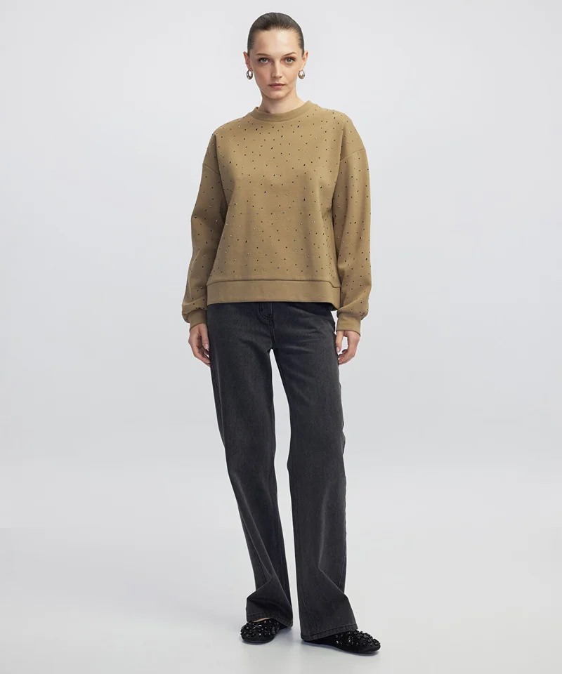 Ipekyol Rhinestone Sweatshirt
