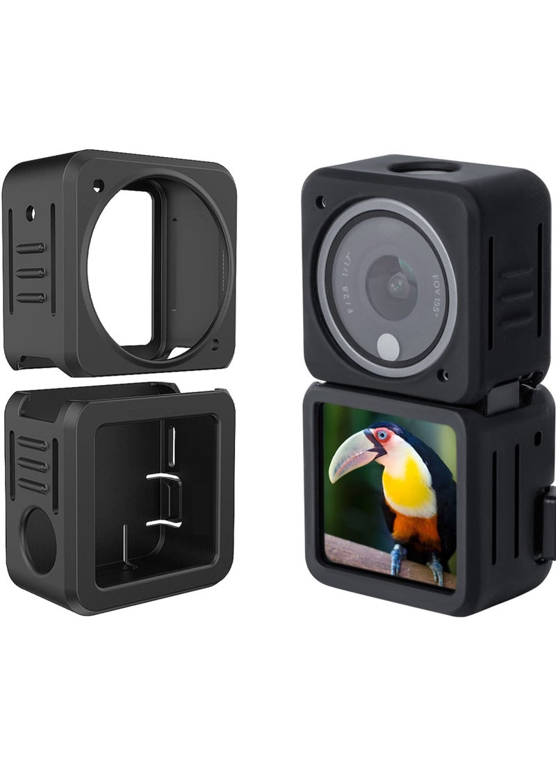 Captaintech Protective Cover for DJI ACTION 2, Split-Type Silicone Case Scratch-Proof Sleeve for ACTION 2 Dual-Screen Combo Camera Accessories (Power Version) - Image 1