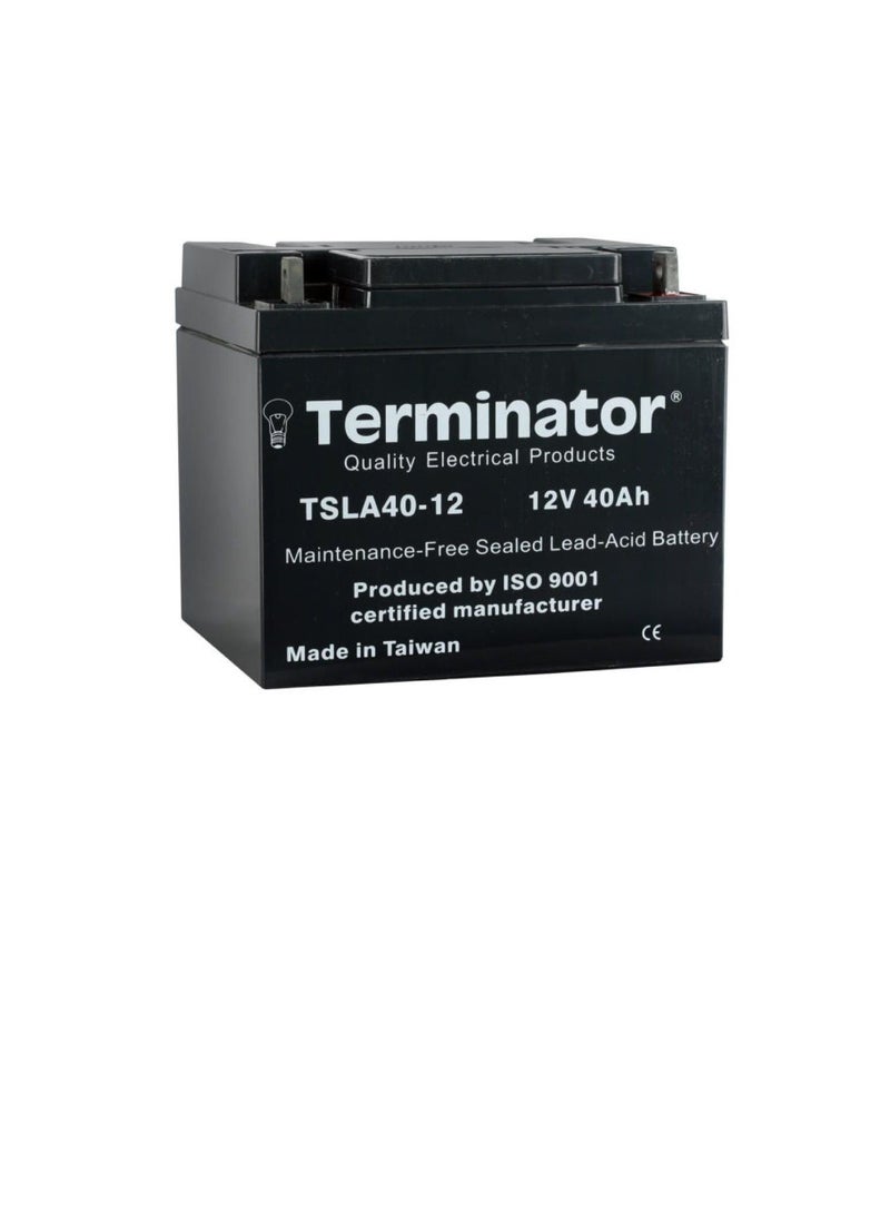 Terminator Terminator Sealed Lead Acid Battery 12V-40Ah TSLA 40-12  - Image 1