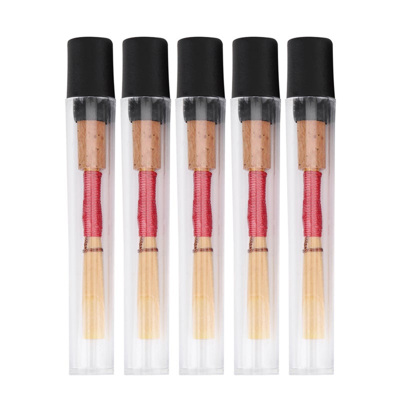 5pcs Good Quality Oboe Reeds Reed Medium Strength Instrument Accessories - Image 1