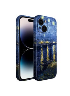 Apple iPhone 15 Art Oil Painting Phone Case - Van Gogh Starry Night Over the Rhone - Full Pack Frosted Cool Creative Lens Anti Drop Case - pzsku/Z4E826AE86332862031BCZ/45/_/1709806998/20dedbbe-76f5-451f-88be-de1a81bc8bb4