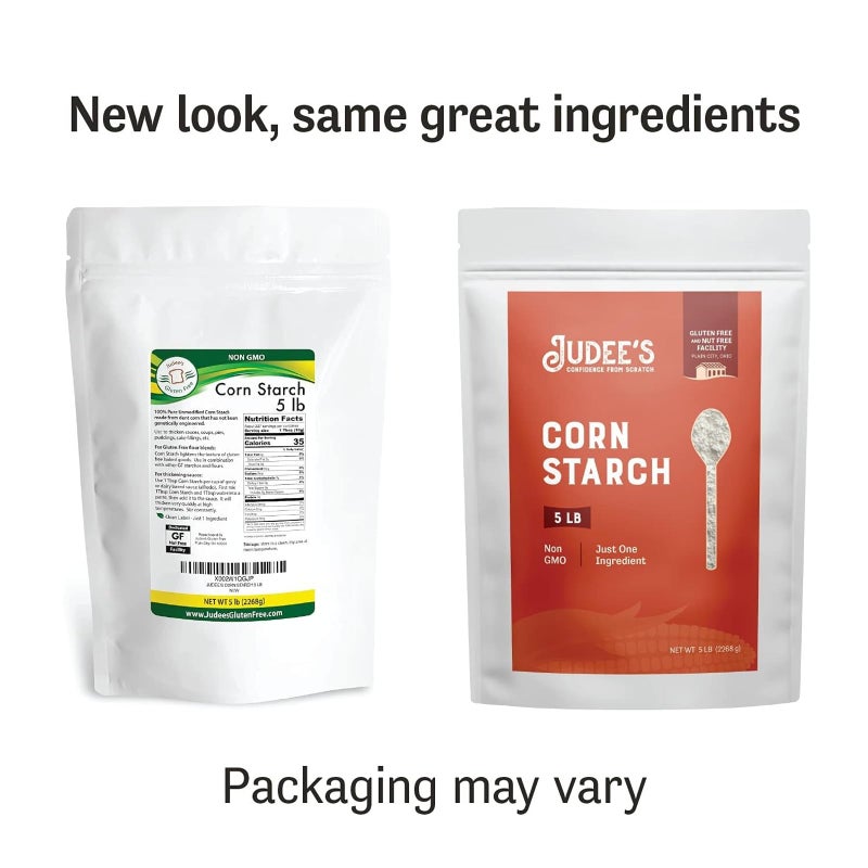 Judee's Gluten Free نشا الذرة الخالي من الجلوتين من جودي - كيس 5 رطل - Image 3
