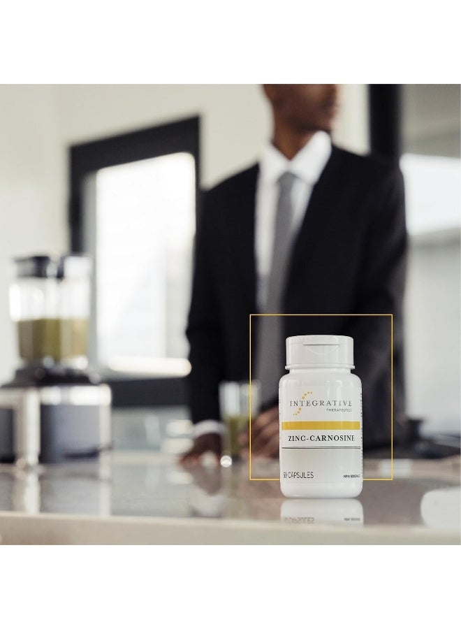 Integrative Therapeutics Zinc-Carnosine - PepZin GI Brand Supplement with Zinc-Carnosine - GI Tract Support* - Gluten Free & Vegan - 60 Capsules - Image 5