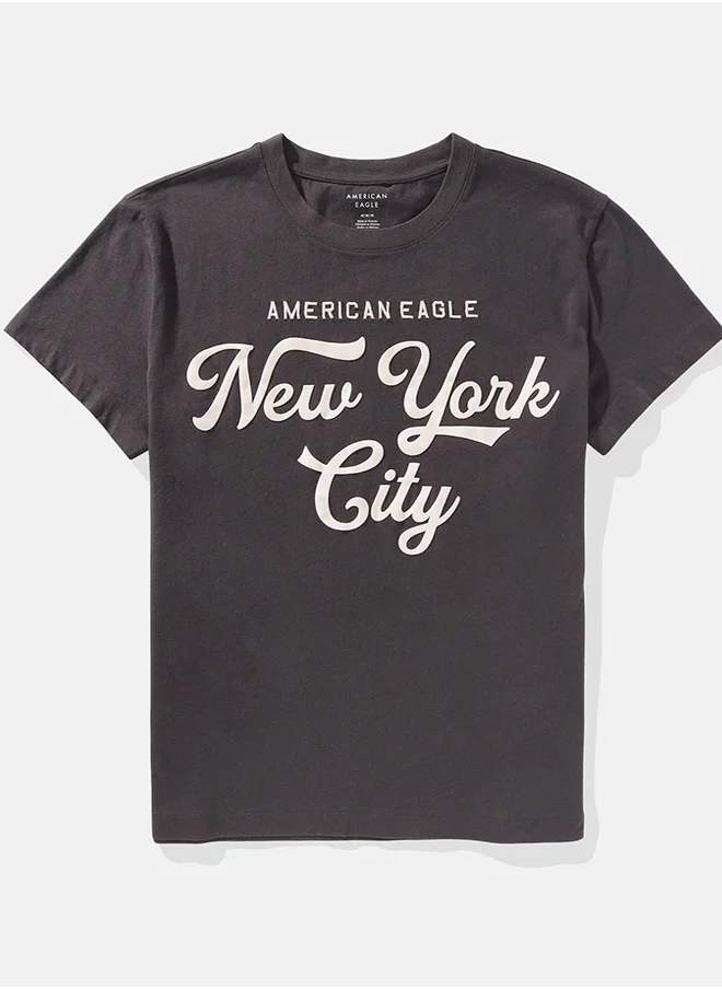 American Eagle Logo Crew Neck T-Shirt