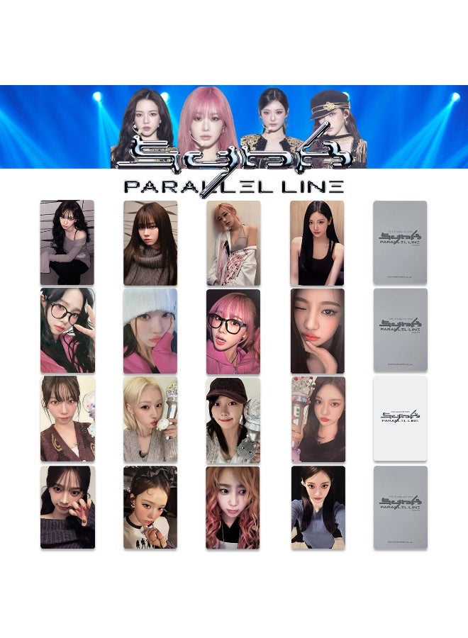NIBEMINENT 4 Pcs Kpop Aespa live Tour SYNK:PAPALLEL LINE Lomo Cards Card For Fans Collection Gifts - Image 2