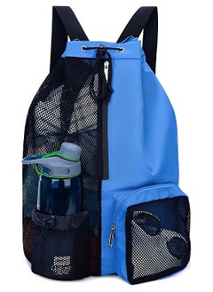 Skycare Swim Bag Mesh Drawstring Backpack With Wet Pocket Beach Backpack For Swimming, Gym, And Workout Gear  - Image 1