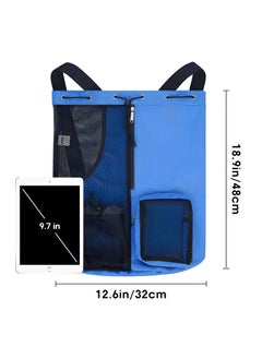 Skycare Swim Bag Mesh Drawstring Backpack With Wet Pocket Beach Backpack For Swimming, Gym, And Workout Gear  - Image 3
