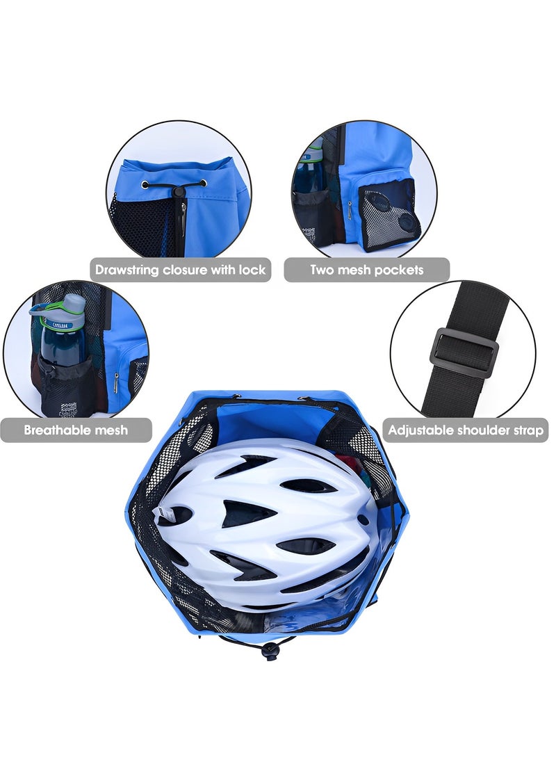 Skycare - Swim Bag Mesh Drawstring Backpack With Wet Pocket Beach Backpack For Swimming, Gym, And Workout Gear - Image 1