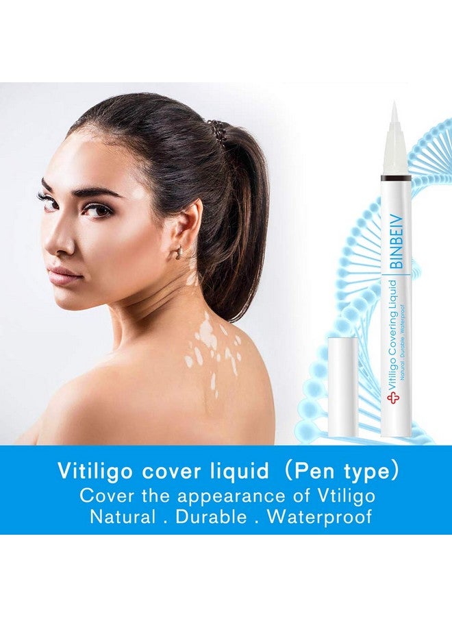 BINBEIV Vitiligo Cosmetic Camouflage Liqui, Cover Appearance Of Skin Depigmentation, Natural-Durable-Waterproof, Makeup Cover Waterproof, Used On Face, Hands And Body - Image 2