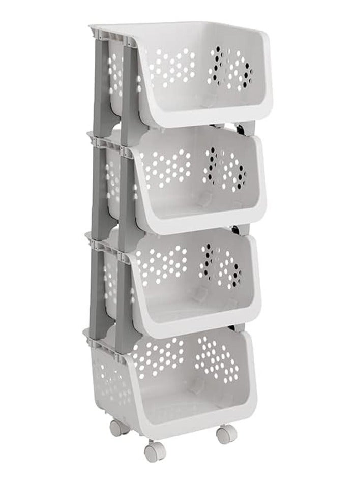 Reko Baskets Storage Bins for Food, Snacks, Bottles, Toys, Toiletries, Market Baskets Storage Fruits, Vegetables, Pantry Items - Image 1