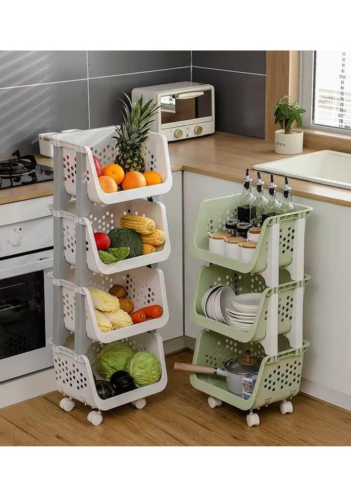 Reko Baskets Storage Bins for Food, Snacks, Bottles, Toys, Toiletries, Market Baskets Storage Fruits, Vegetables, Pantry Items - Image 2