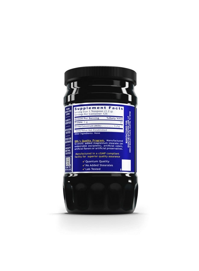 Quantum Nutrition QNL Quantum Colostrum Powder - Bovine Colostrum Supplement Powder - Immune Support Supplement - Colostrum for Adults - Comes from Grass-Fed Cows - 5 oz - Image 2