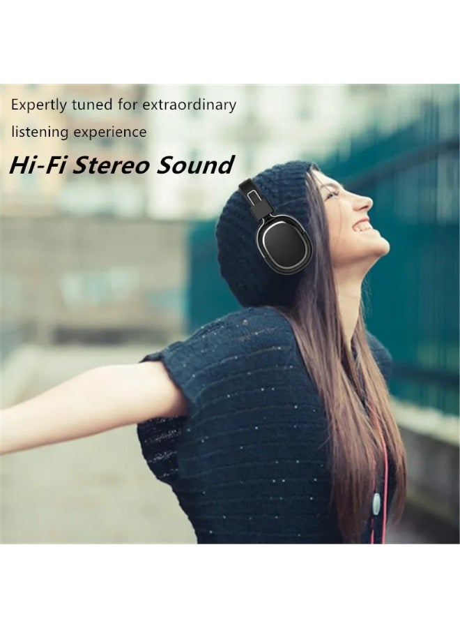 سودو سماعة رأس لاسلكية SODO 1004 قابلة للطي ومتوافقة مع تقنية البلوتوث 5.1، سماعة رأس سلكية لاسلكية مزودة بميكروفون وتدعم TF - Image 5