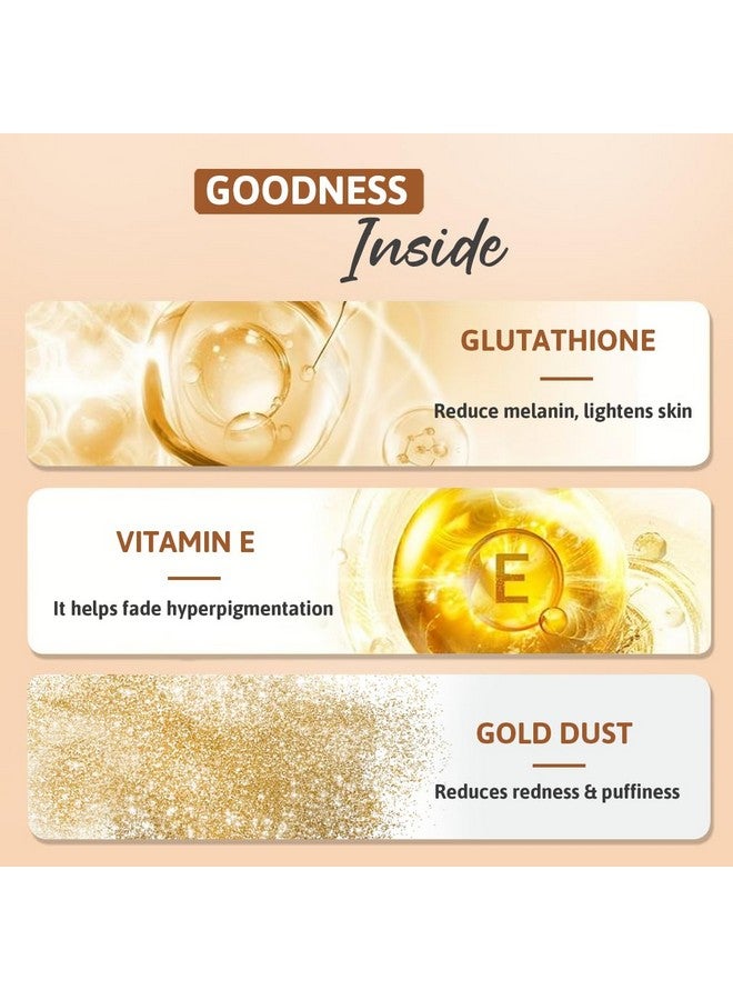 Glamveda غلامفيدا غلوتاثيون غسول وجه 24k ذهب يفتح لون البشرة (عبوة من 2) 200 مل | يعزز الإشراقة الطبيعية، معزز الإشراق | لجميع أنواع البشرة (2) - Image 5