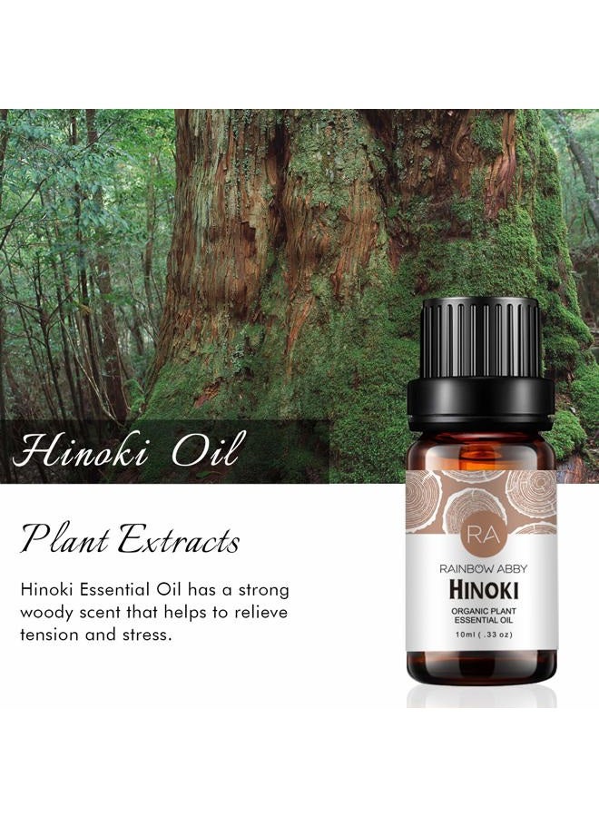 Rainbow Abby Hinoki, Cardamom, Douglas Fir Essential Oil Set - 100% Pure Grade Aromatherapy Woody Essential Oil - 3 x 10ml - Image 3