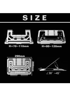 Techmaster Macbook Notebook Portable Adjustable Ergonomic Stand ND06  - Image 3
