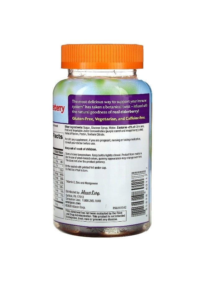 Emergen-C - Emergen-C, Elderberry Gummies, 36 Gummies - Image 1