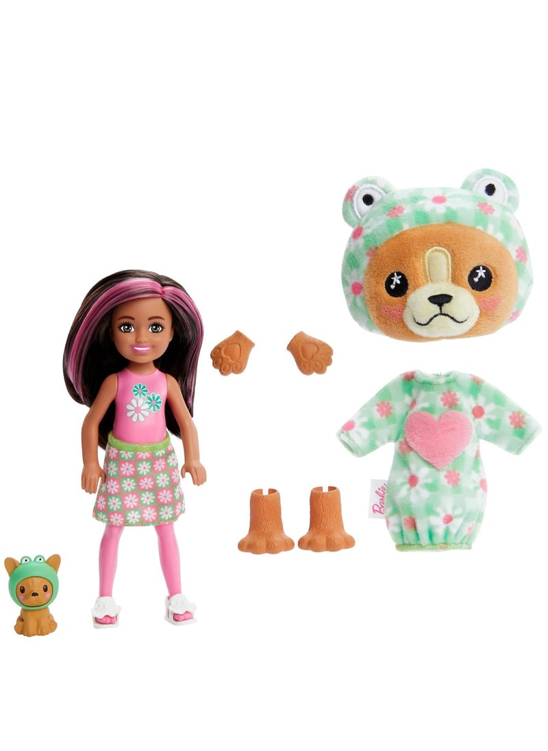 Barbie Chelsea Cutie Reveal Costume Cuties Series - Dog in Frog  - Image 4