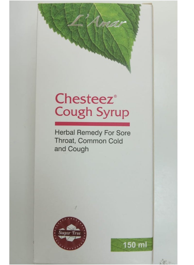 Lamar Chesteez Cough Syrup 150ml Sugar free 